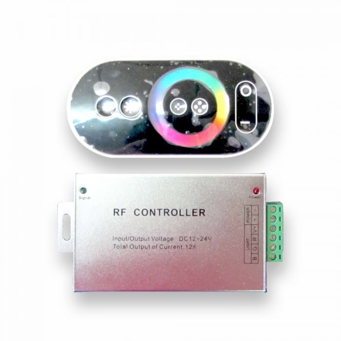 CONTROLLER PER STRISCE LED RGB MULTICOLORE CON TELECOMANDO TOUCH V-TAC 3312