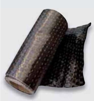 Sikawrap 400C HM Tessuto in fibra di carbonio unidirezionale sistemi rinforzo struturale 0,10x50 M