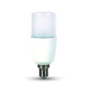 LAMPADINE LED E14 9W T37 SMD BULBO TUBOLARE BIANCO CALDO 2700K V TAC VT-2029 7173