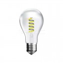 LAMPADINE LED E27 4W A60 FILAMENTO SPIRALE VETRO LUCE CALDA 2700K V TAC VT-2164 7336