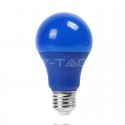 LAMPADINE LED E27 9W SMD A60 BULBO LUCE BLU V TAC VT-2000B 7344