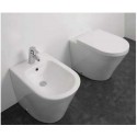 Vaso WC e Bidet filo muro con sedile soft-close "Delta"