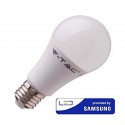 LAMPADINE LED E27 A60 8.5W SMD SAMSUNG BULBO ALTA LUMINOSITÁ LUCE FREDDA 6400K V-TAC VT-285 254
