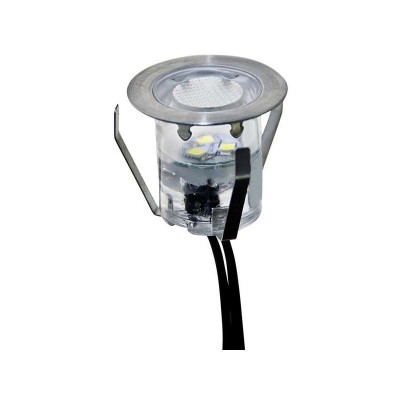 Freddo-Bianco 10x10cm LED cerotto-Stein Gorgon terra-Lampada da incasso per esterno 12v 