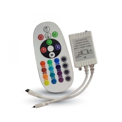 Telecomando controller per strisce led strip light Rgb multicolore 24 tasti infrarossi V-Tac VT-2472 3625