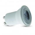 Faretto led spotlight lampadina GU10 MR11 2W angolo 38° V Tac VT-2002 7167/7168/7169