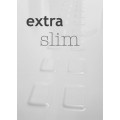 Piatto doccia semicircolare angolare Sinistro ceramica slim ribassato 72x90 H 5,5 bianco Althea Ito