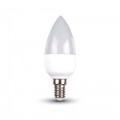  Lampadine led candela E27 5,5W oliva Luce calda 2700K V Tac VT-1821N 43421