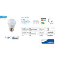 LAMPADINE LED E27 5,5W G45 SAMSUNG CHIP LUCE FREDDA 6400K V TAC VT-246 176