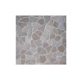 Pavimento in pietra palladiana mosaico informe antichizzato Salento Trullaia