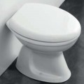 Vaso wc scarico a pavimento bagno porcellana Elma Uno con coprivaso soft-close