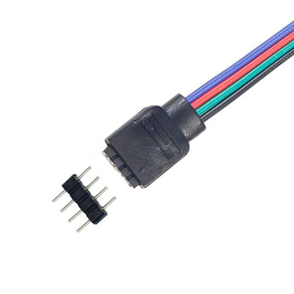 Connettore plug 4 pin strisce rgb